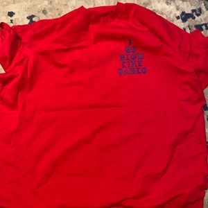 I do blow like pablo red tee